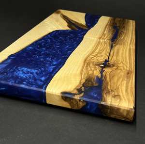 Planche à découper en bois et résine époxy la plus vendue planche à fromage faite à la main de haute qualité forme personnalisée et prix bas - Product Image 4