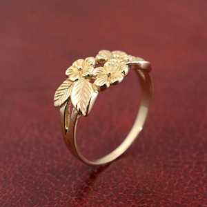 Handmade Brass Floral <b>Ring</b> Gold Plated Flower <b>Dainty</b> Wholesale <b>Ring</b> For Women - Product Image 5