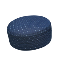Gorro Musulmán Tradicional Ilyas Kufi con Logotipo Personalizado Modestile, Gorro de Oración Transpirable de Poliéster y Algodón, Venta al por Mayor, Islámico para Hombre