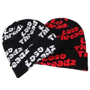 Gorros de Invierno Personalizados al por Mayor, Gorro de Punto Jacquard, Gorro de Invierno Cálido 100% Acrílico, Gorros con Logotipo en Toda la Superficie, Gorro de Calavera de Invierno, Servicio OEM - Product Image 1