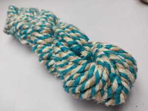 Hilo de macramé de seda cruda Natural 100% teñido para bordado, tejido de ganchillo, artesanía, fabricación de joyas, hilo de hilo elegante - Product Image 3