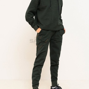 Conjuntos Deportivos de Invierno para Mujer, con Capucha, 100% Algodón, Logotipo Personalizado OEM, Tallas Grandes, Pantalones Transpirables de Secado Rápido - Product Image 3