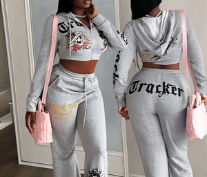 Ensemble 2 pièces d'hiver personnalisé effet vieilli pour homme : Veste polaire zippée et pantalon de jogging décontracté à capuche respirant avec impression numérique 100% - Product Image 3