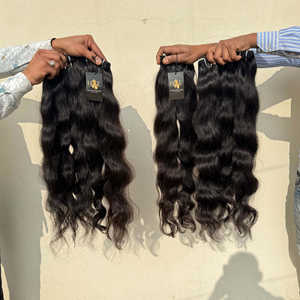 ช่อผมดิบสีดำธรรมชาติสีดำขนมิงค์ - Product Image 1