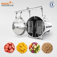 Lyophilisateur sous vide JXFD-2400, capacité de 2400 kg, machine de lyophilisation en acier inoxydable SUS304 pour la transformation alimentaire