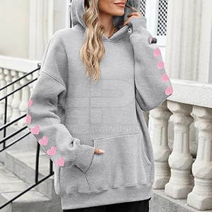 Women Oversized Pullover Hoodies In <b>Neutral</b> Colors Women Oversized Hoodies For Effortless Casual Style - Product Image 3