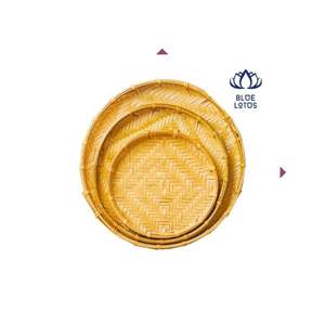 Plateau de décorticage en bambou très vendu, utilisé pour le séchage des ingrédients alimentaires et le tri manuel, pour les produits en vrac du Vietnam - Product Image 1