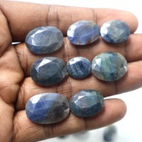 2025 vente en gros 100% naturel bleu saphir coupe de haute qualité véritable cristal approvisionnement en vrac pierres précieuses taille mixte forme saphir