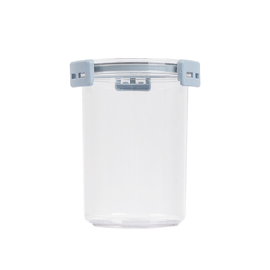 HOKORI 6594 1600ml <b>Airtight</b> Round Plastic <b>Jar</b> with Lid for Dry Food Storage and Kitchen Organization - Product Image 4