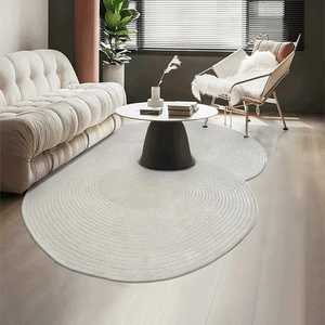 Alfombra de lana con mechones hecha a mano de primera calidad bordado Diseño abstracto nuevo algodón para el hogar dormitorio oración alta calidad mínimo 1 pieza - Product Image 1