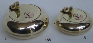 Support pour fumer en laiton Cendrier en laiton de luxe/Cendrier en laiton avec couvercle/Cendrier rond en laiton Cendrier en laiton moderne Cendrier en laiton pour la maison - Product Image 6