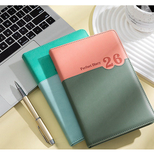 Worldwide Selling Excellent Quality Thermal Binding Leather <b>A5</b> Diary <b>Notebook</b> for Office School Use - Product Image 1