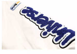 2024 USA High Quality Baseball Letterman Varsity <b>Jacket</b> Custom Men's Fabric Patches Embroidered Chenille Leather 2024 Men's - Product Image 5