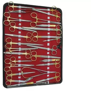 Kit d'instruments chirurgicaux TC : Ciseaux et pinces manuels en acier inoxydable, instruments pour ponts osseux, certifié CE - Product Image 4