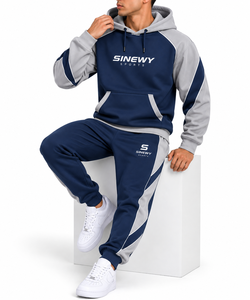 เสื้อฮู้ด SINEWY แบบยูนิเซ็กซ์ แขนเสื้อแบบแร็กแลน พิมพ์ลายดีไซน์สปอร์ต ผ้าฟลีซระบายอากาศได้ดี ทรงปกติ เหมาะสำหรับใส่ในฤดูหนาว ผลิตจากผ้าฝ้าย 100% - Product Image 3