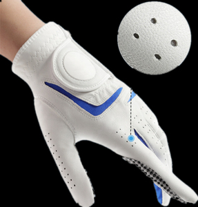 Gants de golf en cuir véritable souple et respirants de qualité supérieure pour hommes, main gauche et droite, accessoires de golf durables en peau de mouton pure - Product Image 2