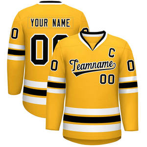 Nouveauté, maillots de hockey sur glace personnalisés avec impression par sublimation, 100% polyester, séchage rapide, créez votre propre style, vêtements de hockey sur glace - Product Image 2