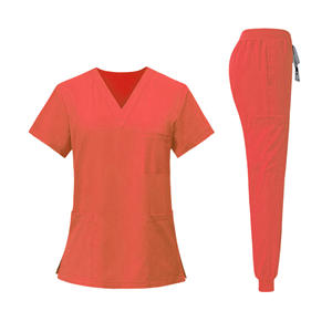 Tenues médicales élégantes en tissu éponge à détection d'aiguilles, sans couture, pour femmes, ensembles de blouses d'hôpital, directement de l'usine - Product Image 3