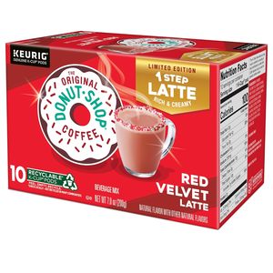 The Original Donut Shop One Step Red Velvet Latte, Capsule K-Cup Monodose Keurig, <span class=keywords><strong>Caffè</strong></span> Aromatizzato, Confezione da 60 - Product Image 5