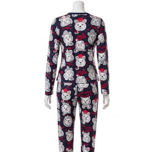 Ropa de Dormir de Punto de Algodón para Mujer, Estampado Digital, Suave y Transpirable, Ropa de Casa, Venta al por Mayor - Product Image 3