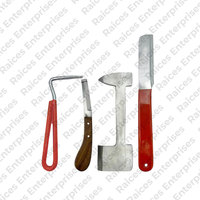 Kit de herramientas de herrador de aseo de caballos equinos a precio barato Kit de herramientas de corte de pezuña de herrador de caballos reutilizable en cantidad a granel