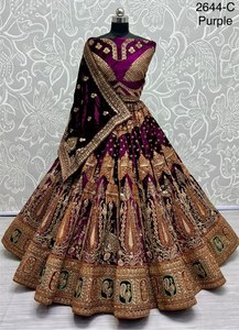 Lehenga choli ที่สวยงามด้วยด้ายและงาน dori - Product Image 5
