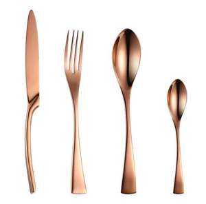 Juego de cubiertos de metal forjado de alta calidad hecho de acero inoxidable seguro para alimentos ideal para eventos formales y comidas familiares diarias - Product Image 5