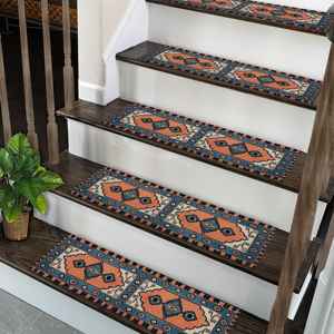 Alfombra con Estampado Artístico - Alfombra Vintage, Alfombra Acogedora para el Suelo, Diseño Lavable - Product Image 3