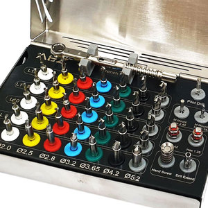 Kit completo de implante dental 35 taladros tapón integral con controladores y llaves Acero inoxidable alemán de alta calidad - Product Image 4