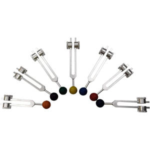 Chakra Sacred Solfeggio Ensemble de diapasons manuels lestés de 9 pièces-Acier inoxydable en aluminium résistant à la corrosion de qualité médicale ENT - Product Image 1