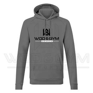 เสื้อฮู้ดกันหนาวสำหรับผู้ชายผ้าคอตตอนพิมพ์ลายปักลายขนแกะสีพื้นสำหรับฤดูหนาวโลโก้ตามสั่ง - Product Image 3