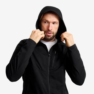 Chaqueta Softshell Personalizada Unisex, Cortavientos, Impermeable, de Secado Rápido, con Cremallera, Forro Polar, Capucha y Diseño Frontal para Trabajo en Invierno - Product Image 4