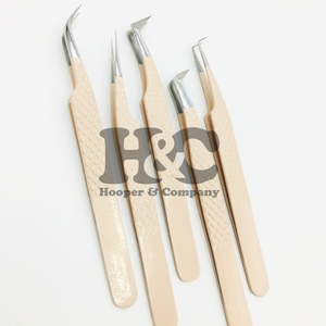 แหนบขนตาขนมิงค์แบบใหม่แหนบต่อขนตาสแตนเลสแบบคงทนพร้อมโลโก้ตามสั่ง - Product Image 6