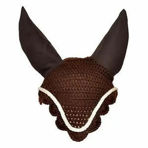 Bonnets d'oreille de cheval avec logo personnalisé Voiles de mouche de cheval Beau design Filets d'oreille équestre Équipement de cheval Prix de gros - Product Image 1