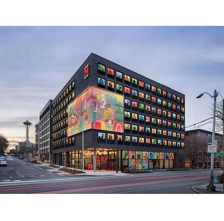 Afrika Timur Amerika Serikat Bangunan Bangunan Bangunan Aula Baja Prefabrikasi dengan Pusat Perbelanjaan Prefab
