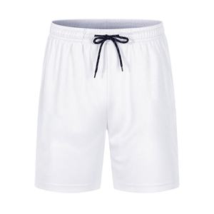 Shorts de sport décontractés pour hommes, logo personnalisé OEM, tissu non tissé uni, taille haute, jogging, entraînement, basketball, séchage rapide, respirant, toile - Product Image 3