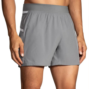 Pantalones Cortos Deportivos 2 en 1 al por Mayor, 100% Algodón, Lona Impermeable, Transpirable, Doble Capa, para Correr, Gimnasio, Ropa Deportiva Activa - Product Image 1