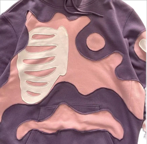 Sweat à capuche doublé de haute qualité, style urbain, 100% coton biologique, avec logo et impression graphique personnalisés - Product Image 2