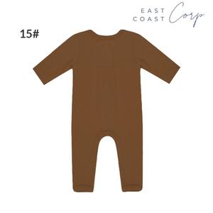 Barboteuse unisexe en coton biologique style minimaliste pour bébé - Product Image 3