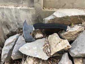 Hache en acier à haute teneur en carbone 1095, enveloppée de corde - Product Image 5