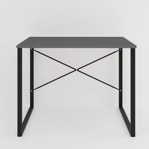 Bureau d'ordinateur en métal, table de bureau à domicile, table d'étude et d'écriture, poste de travail minimaliste - Product Image 2