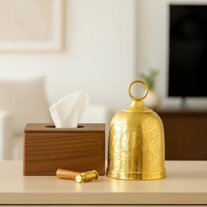 Fournisseur direct d'usine, qualité supérieure, cloche en laiton vintage moderne de style Feng Shui, décoration d'intérieur en métal faite à la main, en vente - Product Image 1