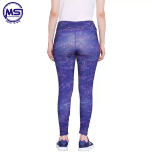 Taille haute Fitness Leggings femmes Sexy cousu Leggings imprimé pantalons d'entraînement pousser personnalisé vêtements de sport - Product Image 5