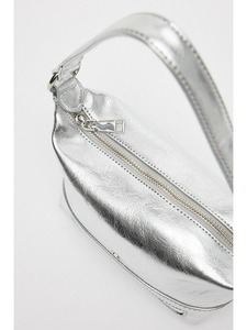 Private Label Women's Metallic Shoulder <b>Bag</b> <b>Silver</b> Handbag Custom Logo OEM ODM Manufacturer - Product Image 3