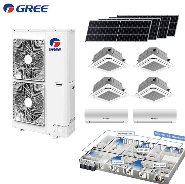 Multi-Voltage 18000BTU Ducted Air Conditioner R410A Heat Pump 220V | Light Commercial HVAC System for Hospital & Clinic Use