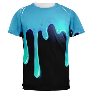 Camiseta con bolsillo láser que brilla en la oscuridad Logotipo impreso en camiseta que brilla con impresión por transferencia de calor - Product Image 4