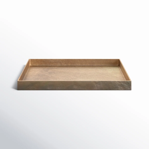 Bandeja de servicio de metal de hierro con acabado a mano de calidad de lujo 100% Bandeja de comida hecha a mano de nuevo diseño Fabricante directo a los mejores precios - Product Image 6