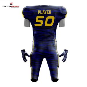 Vente en gros de maillots de football américain de haute qualité courts en élasthanne personnalisés OEM logo personnalisé dernière conception pour hommes enfants été - Product Image 6