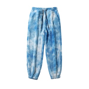 Pantalons de jogging en molleton français de haute qualité pour hommes, streetwear élégant, légers, chauds, douillets, décontractés, non tissés - Product Image 1