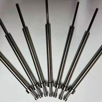 GUNRI para Moldes de Inyección DME, Expulsores de Plástico con Diseño Escalonado, HSS con Recubrimiento DLC, Reforzados, Tolerancia de 0.002mm
